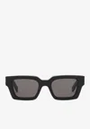 Off-white Black Silverstone Sunglasses In Gray