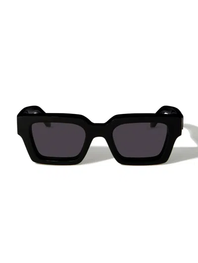 Off-white Black Silverstone Sunglasses In Black Dark Grey