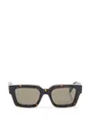 Off-white Brown Silverstone Sunglasses In Brown