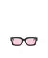 Off-white Virgil Rectangular Sunglasses In Pink