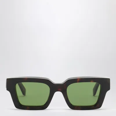 Off-white Virgil Tortoiseshell Sunglasses In Brown