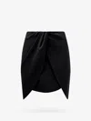 Off-white Virgin Wool Mini Skirt