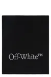 Off-white Black Wool Scarf In Black