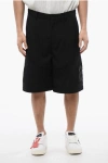 Off-white Virgin Wool Shorts With 23 Embroidery