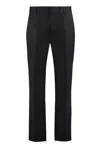 Off-white Men's Virgin Wool Trousers In Black