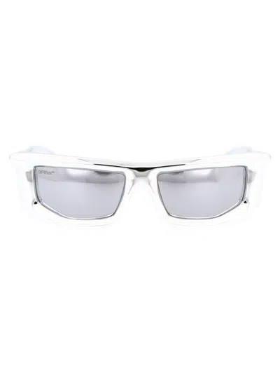Off-white Volcanite Sunglasses In 7272 Silver