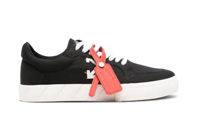 Pre-owned Off-white Vulc Low Black White In Black/white