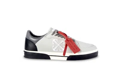 Pre-owned Off-white Vulc Low Grey Black In Grey/black/white