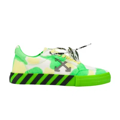 Pre-owned Off-white Vulc Low 'tie-dye - Green Yellow' | Men's Size 43