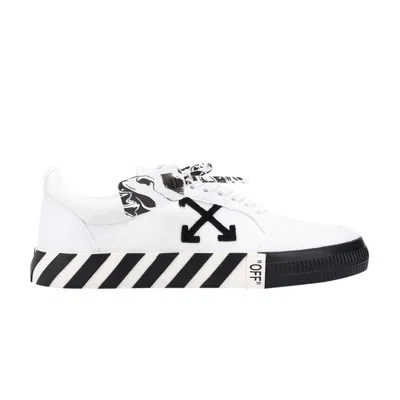 Pre-owned Off-white Vulc Low 'white Black' | Men's Size 42