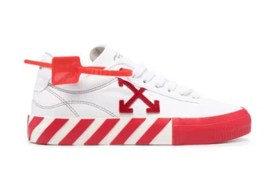 Pre-owned Off-white Vulc Low White Red Ss21 In White/red