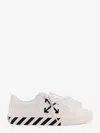 Off-white Low-top Sneakers With Graphic Arrow Detailing In Animal Print