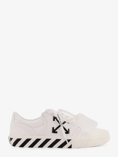 OFF-WHITE VULC UNDERCUT CANVAS LOW-TOP SNEAKERS