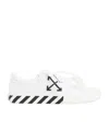 Off-white Vulc Undercut Canvas Low-top Sneakers In White