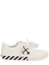 Off-white Low-top Sneakers With Graphic Arrow Detailing In Animal Print