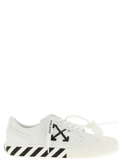 Off-white Vulcanized Undercut Sneakers In White