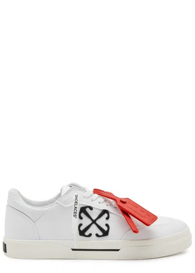 Off-white Vulcanised Canvas Sneakers In White