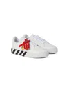 Off-white Vulcanised Leather Sneakers In White