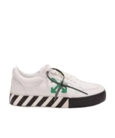 Off-white Vulcanized Arrows-motif Canvas Low-top Trainer In White