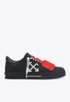 Off-white Vulcanized Canvas Low-top Sneakers In Black