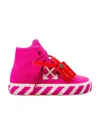 Off-white Vulcanized High-top Sneakers
