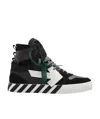 Off-white Man Sneakers Black Size 9 Soft Leather In Black