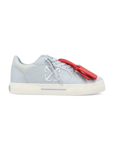 Off-white Vulcanized Low-top Sneaker In Light Blue For Women In Turquoise