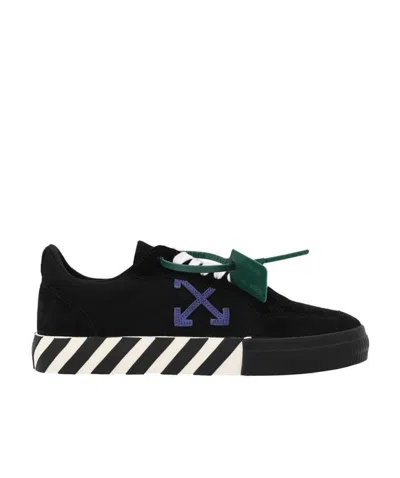 Off-white Vulcanized Low-top Sneakers In Black