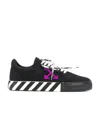 Off-white Vulcanized Low-top Sneakers In Black