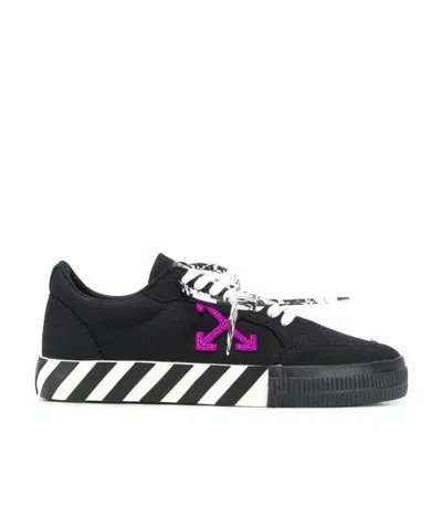 Off-white Vulcanized Low-top Sneakers In Black
