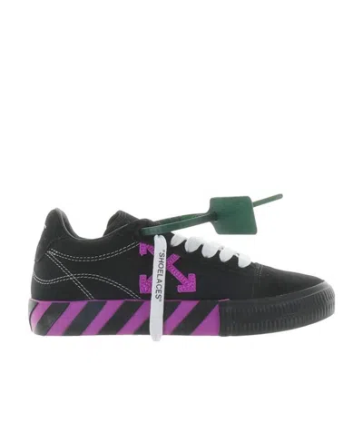 Off-white Vulcanized Low-top Sneakers In Black