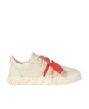 Off-white Vulcanized Low-top Sneakers In Nude