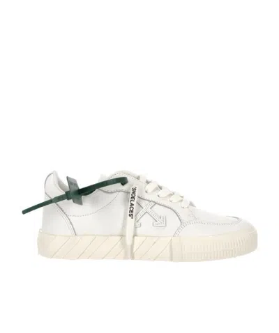 Off-white Vulcanized Low-top Sneakers In White