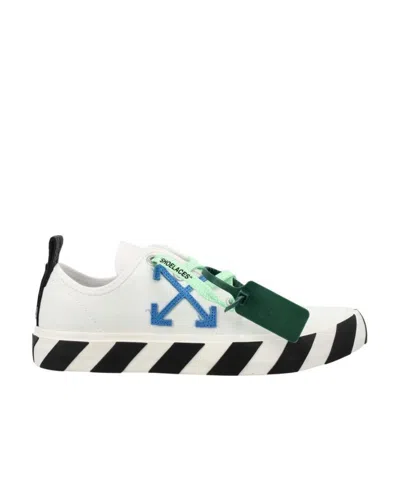 Off-white Vulcanized Low-top Sneakers In White