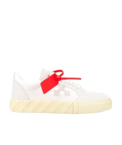 Off-white Vulcanized Low-top Sneakers In White