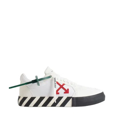 Off-white Vulcanized Low-top Sneakers In White