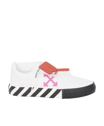 Off-white Vulcanized Low-top Sneakers In White