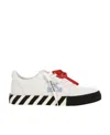 Off-white Vulcanized Low-top Sneakers In White
