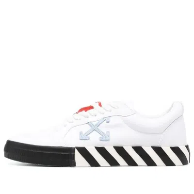 Off-white Vulcanized Low-top Sneakers 'white Black Orange' In Multi