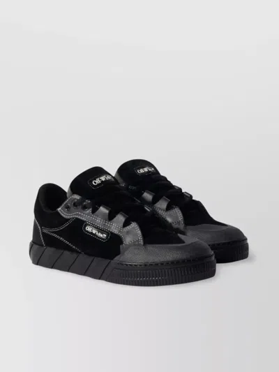 Off-white Vulcanized Rubber Sole Sneakers