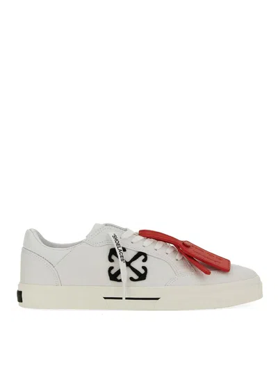 Off-white Vulcanized Sneakers In White