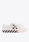 Off-white Low-top Sneakers With Graphic Arrow Detailing In White
