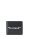 Off-white Wallets In Black