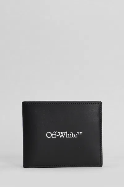 OFF-WHITE WALLET IN BLACK LEATHER
