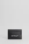 Off-white Bookish Logo-print Leather Cardholder In Black