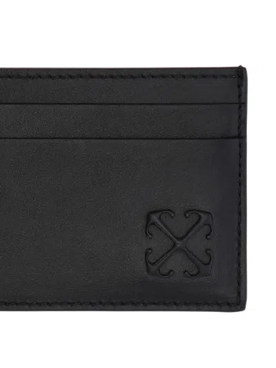 Off-white Wallets In Black