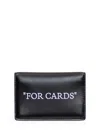 Off-white Wallets In Black
