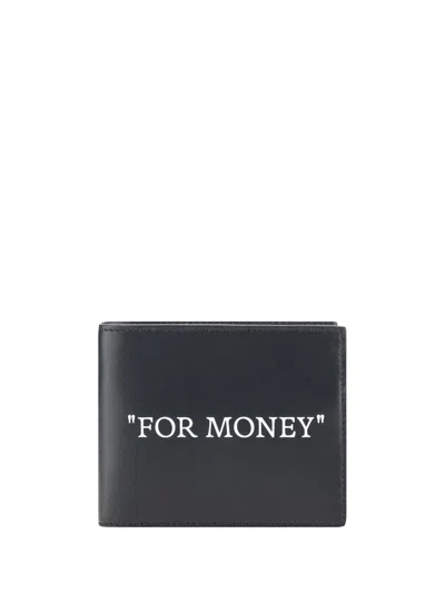 Off-white Wallets In Black White