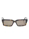 Off-white Warren Sunglasses In Brown