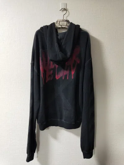 Pre-owned Off-white 'water Delay' Arrow Hoodie In Washed Black